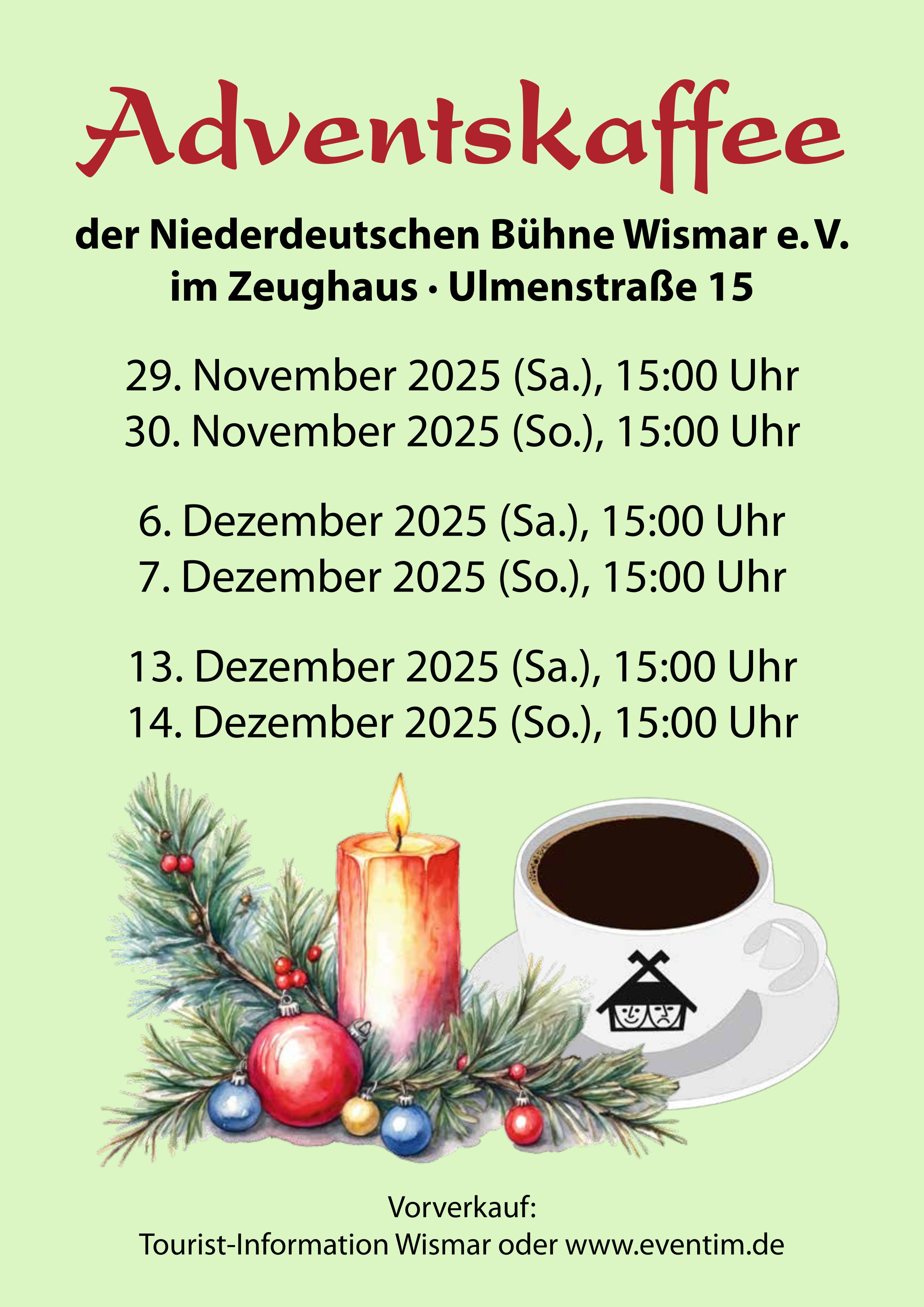 Adventskaffe 2025 Plakat